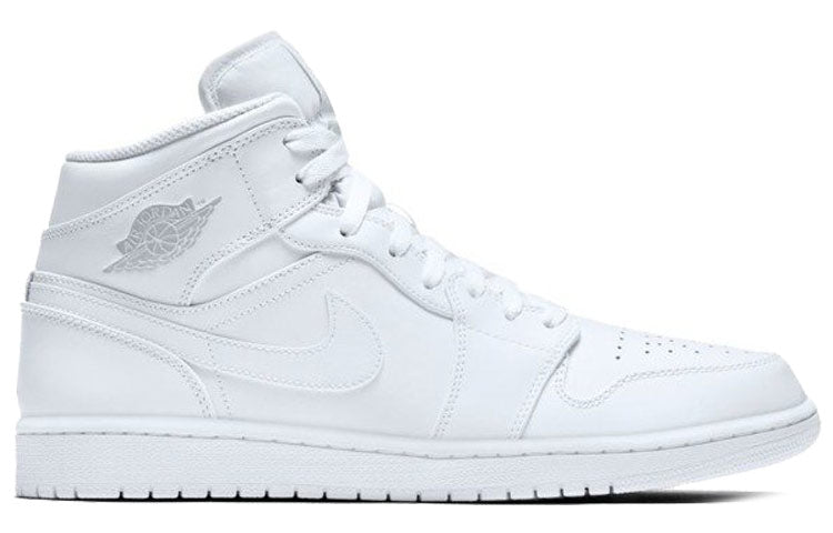 Air Jordan 1 Mid White 554724-104