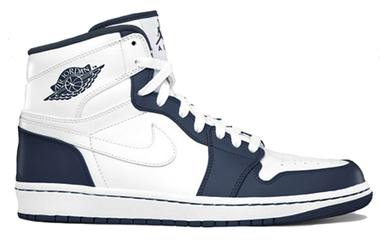 Air Jordan 1 Retro High 'White Midnight Navy' White/White/Midnight Navy 332550-105