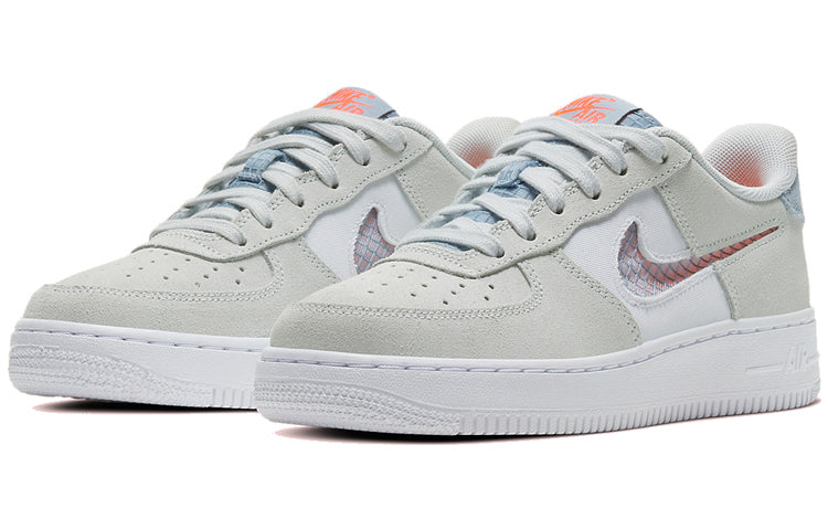 Nike Air Force 1 Low'Transparent White Swoosh' GS CJ4093-001 KICKSOVER