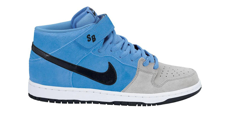 Nike Dunk Mid Pro SB Skateboard 'Beavis' Blue Hero/Black-Wolf Grey 314383-400 sneakmarks