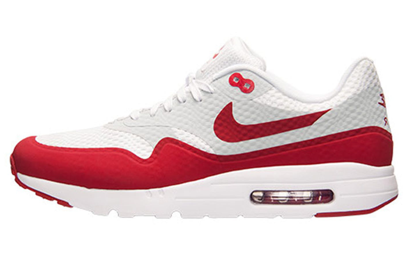 Nike Air Max 1 Ultra Essential White Varsity Red 819476-106 KICKSOVER