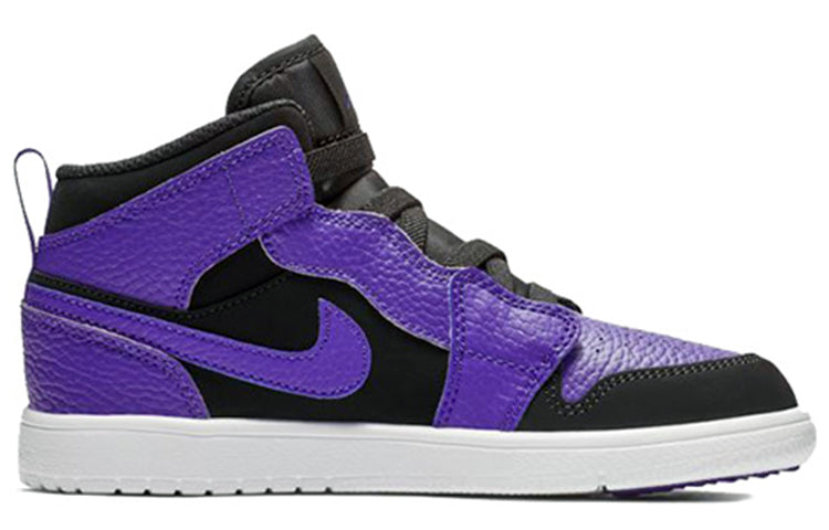 Air Jordan 1 Mid ALT 'Black Concord' (PS) Black/Dark Concord/White AR6351-051