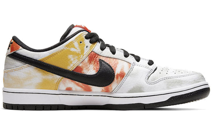 Nike SB Skateboard Dunk Low Pro QS Raygun Tie-Dye - White BQ6832-101