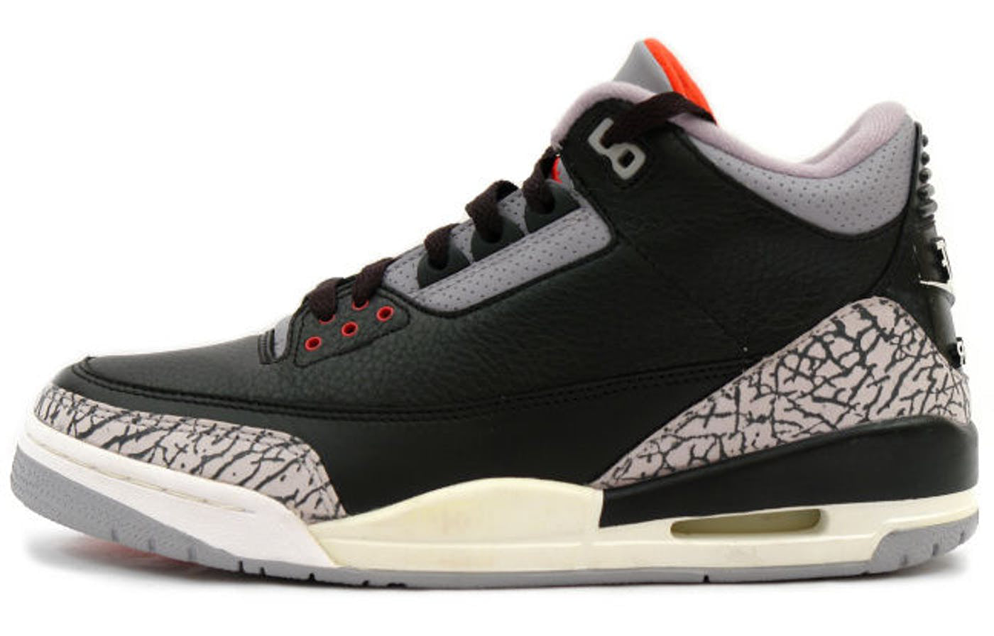 Air Jordan 3 Retro 'Black Cement' 2001 Black/Cement Grey 136064-001