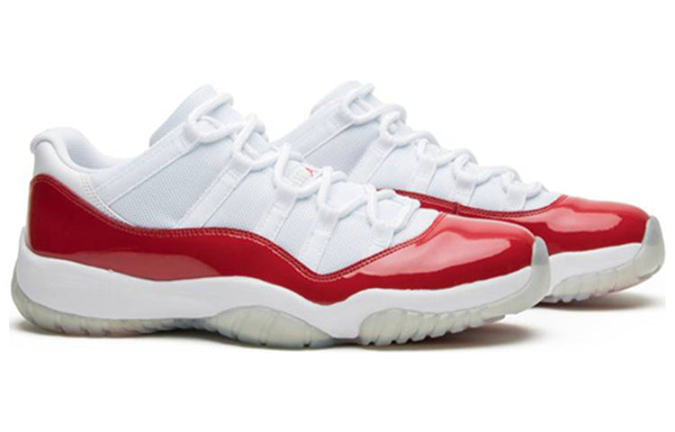 Air Jordan 11 Retro Low White Varsity Red 528895-102