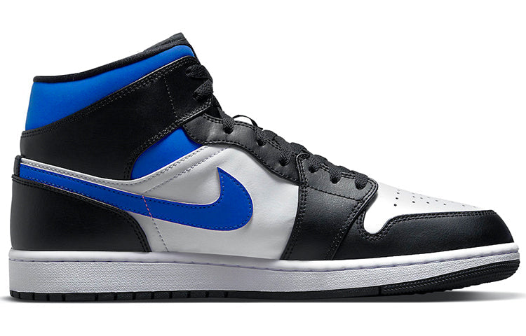 Air Jordan 1 Mid White Black Royal 554724-140