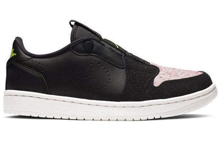 Womens WMNS Air Jordan 1 Low Slip 'Silt Red' Black/Volt-Phantom-Silt Red AV3918-002