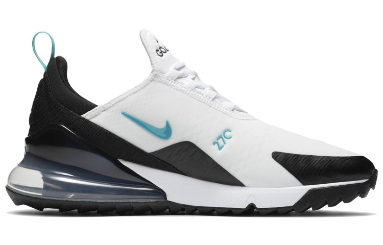 Nike Air Max 270 Golf 'Dusty Cactus' White/Black/Metallic Silver/Dusty Cactus CK6483-100 KICKSOVER