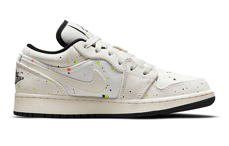 Air Jordan 1 Low SE 'Paint Splatter' (GS) DH3295-100