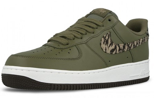 Nike Air Force 1 Low 'Tiger Camo Olive' Black/Cargo Khaki AQ4131-200 KICKSOVER