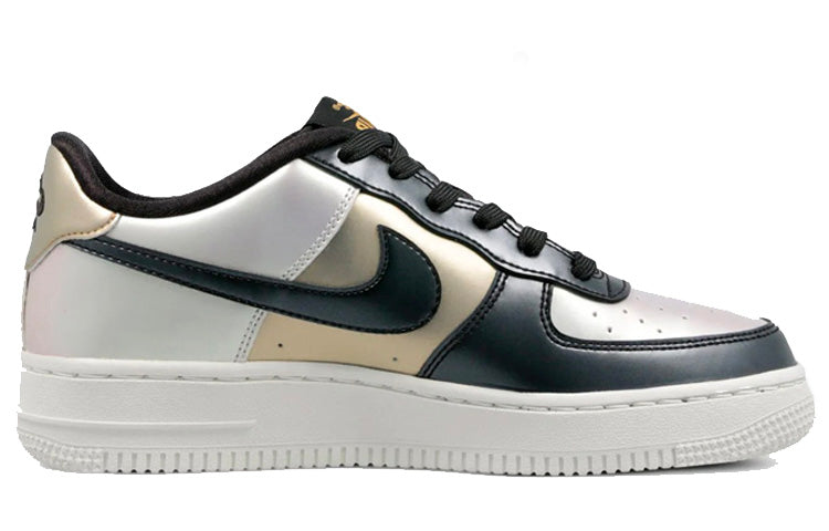 Nike Air Force 1 Low LV8'Metallic Cool Grey' GS Metallic Cool Grey/Metallic Gold 849345-003 KICKSOVER