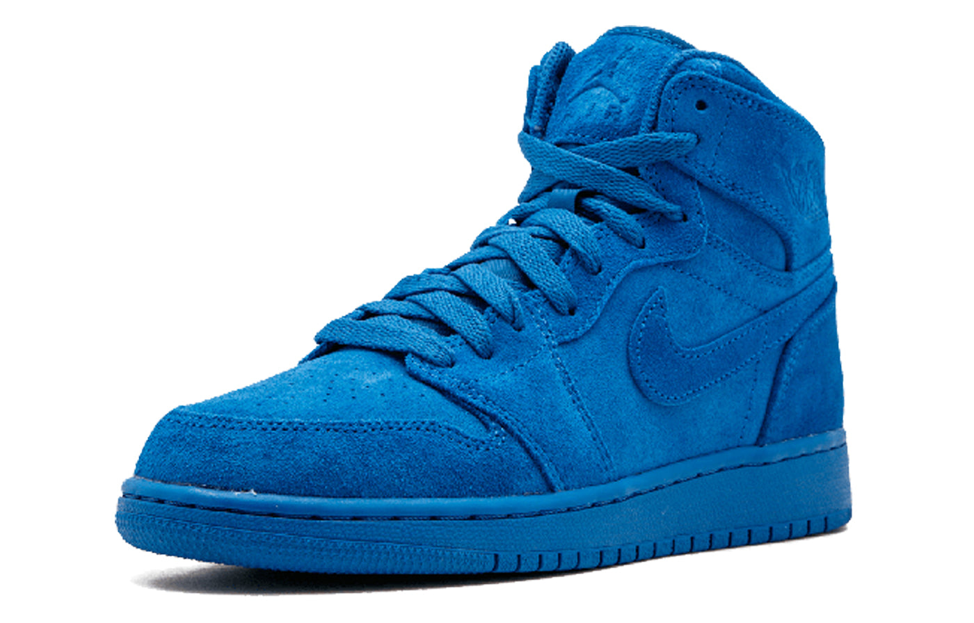 Air Jordan 1 Retro High GS 'Blue Suede' Team Royal/Team Royal 705300-404