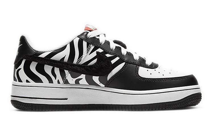 Nike Air Force 1 Low'Zebra Print' GS White/Black CU4687-100 KICKSOVER