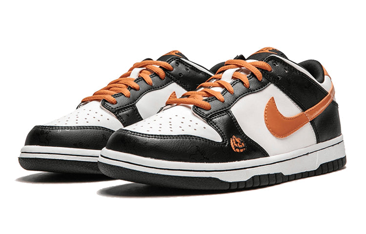 Nike Dunk Low GS 'Halloween' White/Soft Orange-Black 306339-182