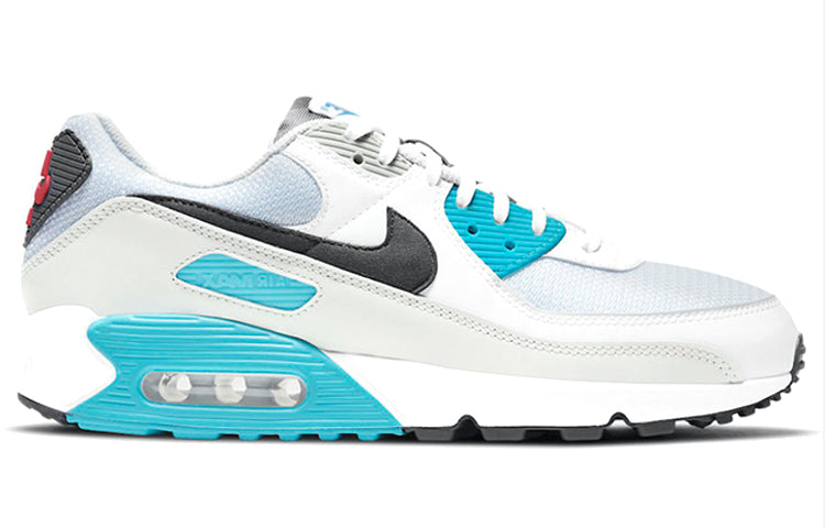 Nike Air Max 90 'Chlorine Blue' White/Iron Grey/Chlorine Blue CV8839-100 KICKSOVER