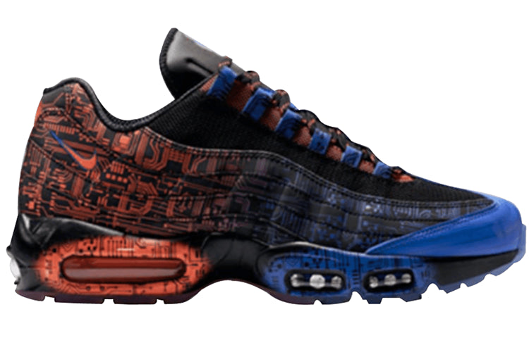 Nike Air Max 95 Premium'DB' BG Black/Black-Bright Crimson-Racer Blue 839166-064 sneakmarks