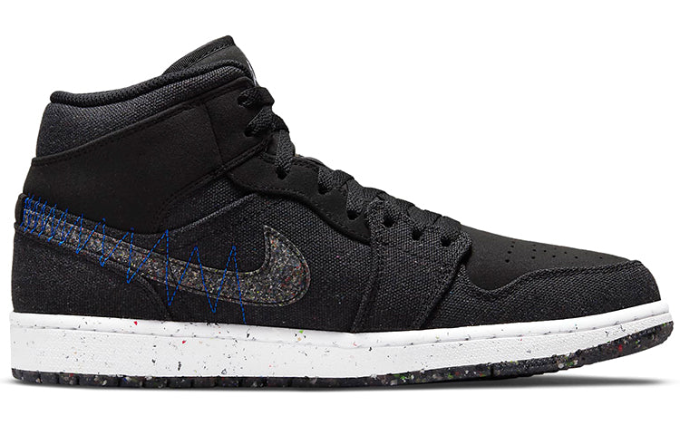 Air Jordan 1 Mid Crater Black Racer Blue DM3529-001