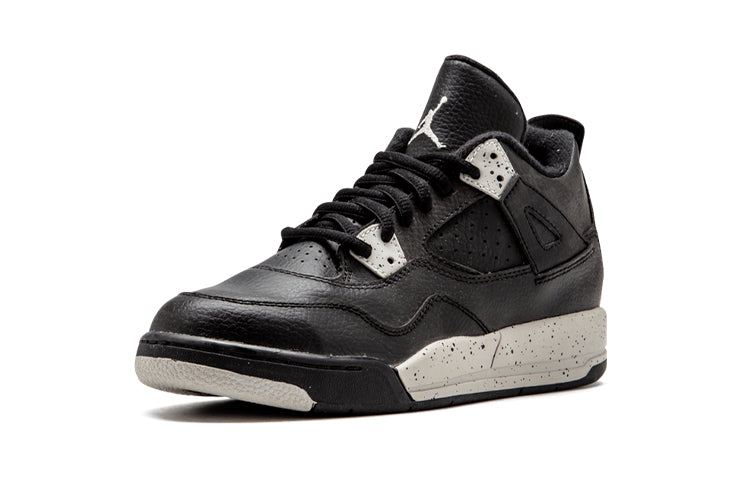 Air Jordan 4 Retro PS 'Oreo' Black/Tech Grey-Black 707430-003