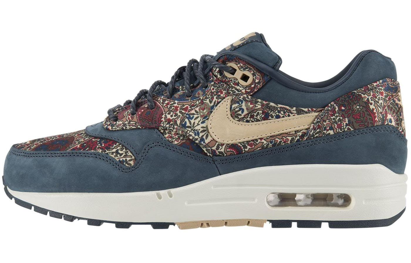 Nike Womens Air Max 1 QS Liberty - Armory Navy Tan 540855-402 KICKSOVER