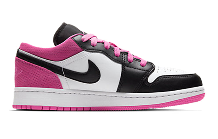 Air Jordan 1 Low SE GS 'Black Active Fuchsia' Black/Black/Active Fuchsia CT1564-005