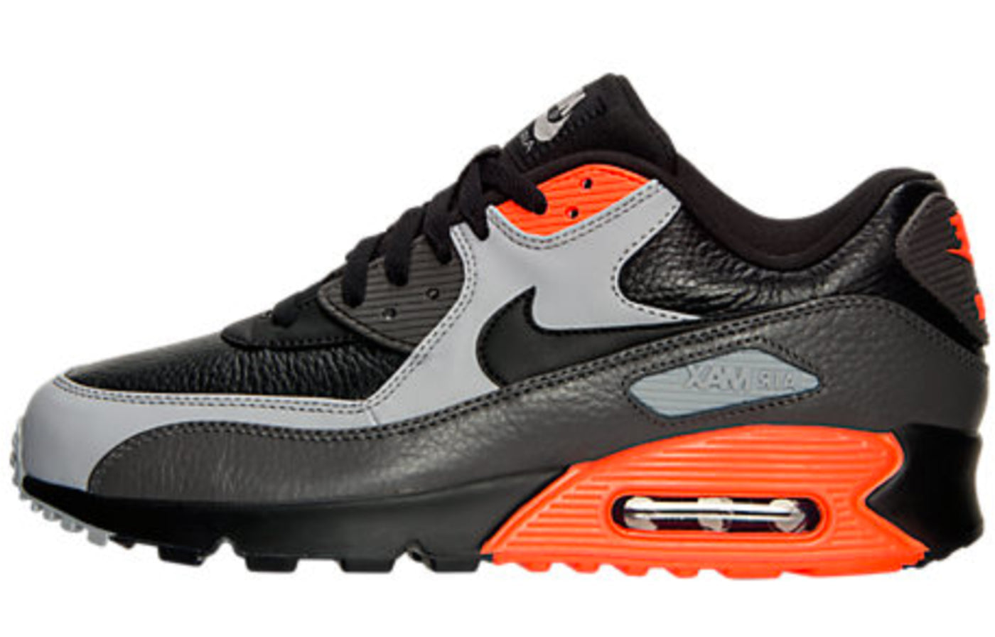 Air Max 90 LTR Black Ash Total Crimson 652980-002 KICKSOVER