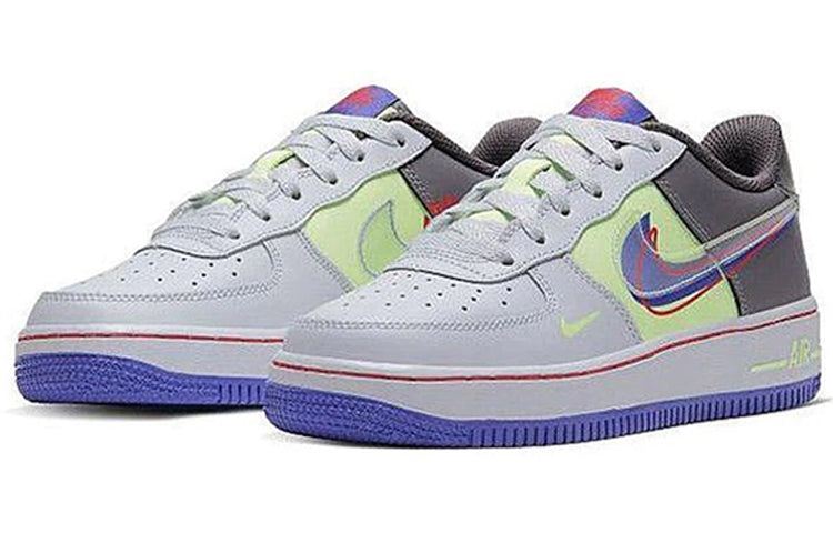 Nike Air Force 1 Low GS 'Dunk It' Grey/Violet/White CT1628-001 KICKSOVER