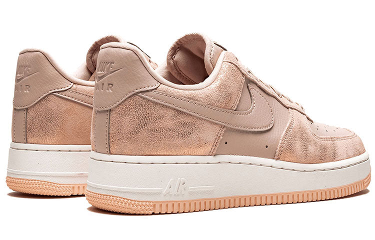 Nike Womens Air Force 1 Low '07 Premium 'Metallic Red Bronze' Metallic Red Bronze/Summit White-Crimson Tint-Particle Beige 616725-901 KICKSOVER