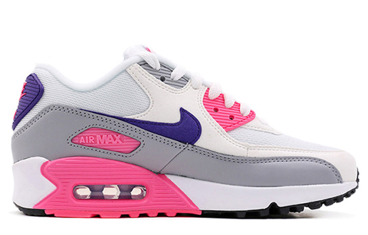 Nike Womens Air Max 90 White Court Purple 325213-136 KICKSOVER