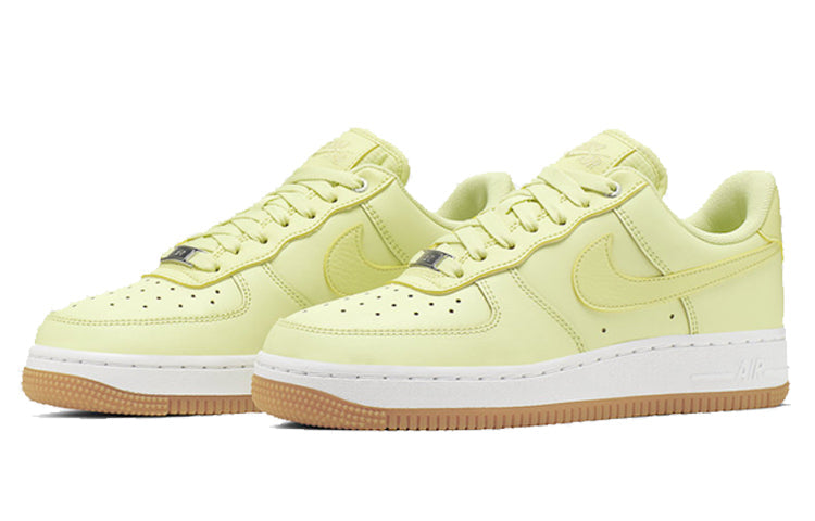 Nike Womens Air Force 1 Low Premium Luminous Green Luminous Green/Gum Medium Brown-White 896185-302 KICKSOVER