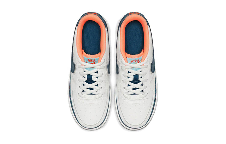 Nike Air Force 1 Low'Swoosh Chain' GS White/Blue/Orange CK9708-100 KICKSOVER