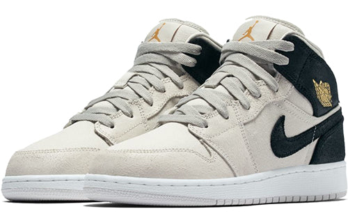 Air Jordan 1 Mid GS Light Bone 554725-023