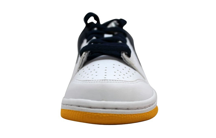 Nike Dunk Low GS 'Navy Heel' White/Midnight Navy-Varsity Maize 310569-145