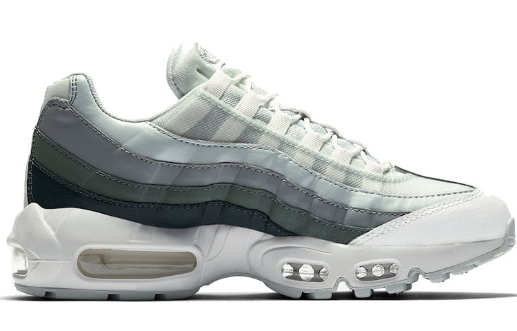 Nike Womens Air Max 95 'Clay Green' Barely Grey/Light Pumice-Clay Green 307960-013 sneakmarks