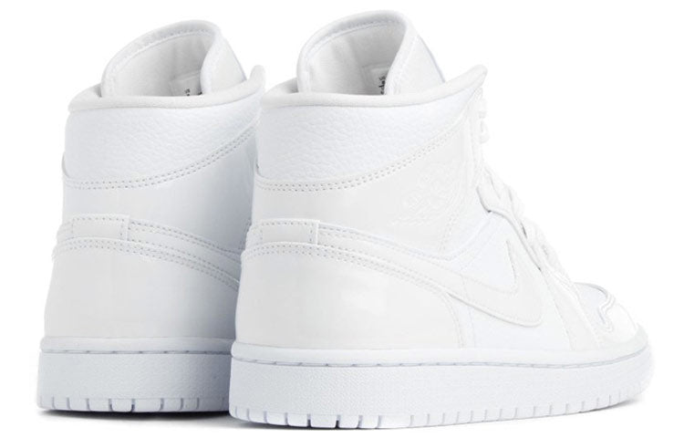 Womens WMNS Air Jordan 1 Mid Triple White BQ6472-100