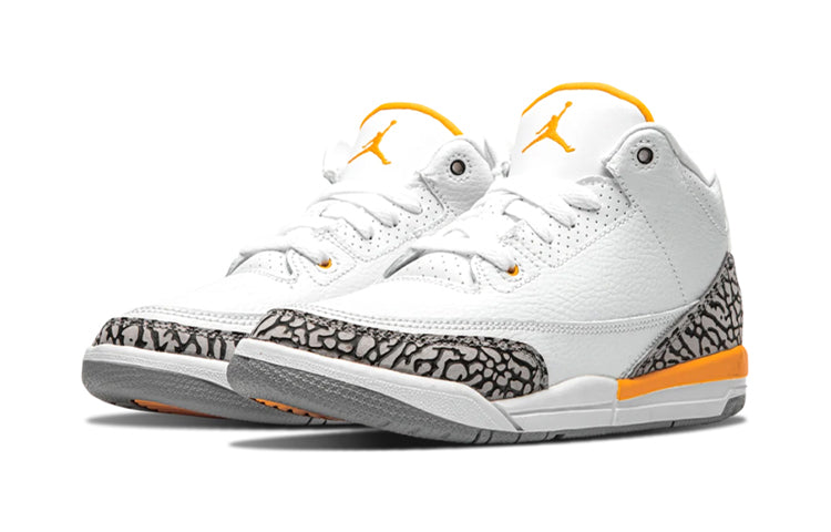 Air Jordan 3 Retro PS 'Laser Orange' White/Laser Orange/Cement Grey/Black 441141-108