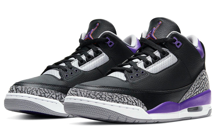 Air Jordan 3 Retro Black Court Purple CT8532-050