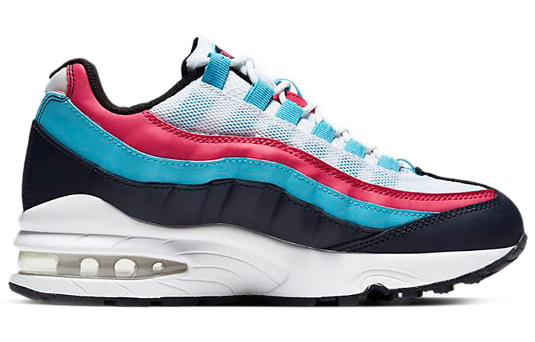 Nike Air Max 95 GS 'Blackened Blue Watermelon' Blackened Blue/White/Blue Fury/Watermelon 905348-404 sneakmarks