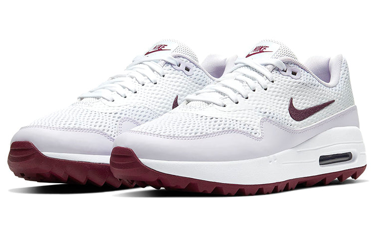 Nike Womens Air Max 1 G 'White Barely Grape' White/Barely Grape/Villain Red CI7736-103 KICKSOVER