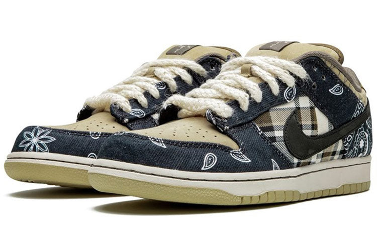 Nike SB Skateboard Dunk Low Travis Scott - Regular Box CT5053-001 sneakmarks