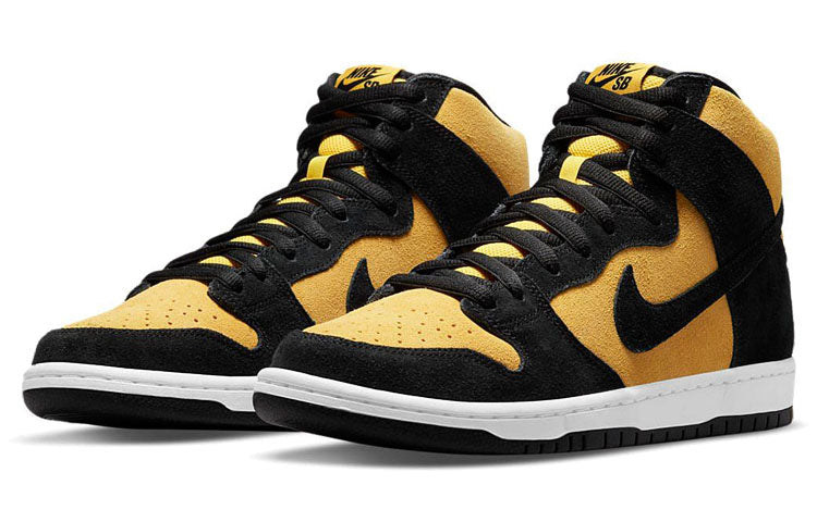 Nike SB Skateboard Dunk High Pro Reverse Goldenrod DB1640-001 sneakmarks