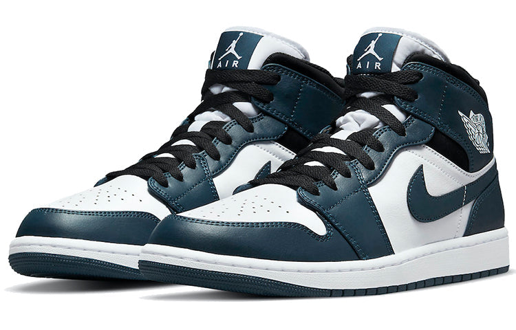 Air Jordan 1 Mid Dark Teal 554724-411