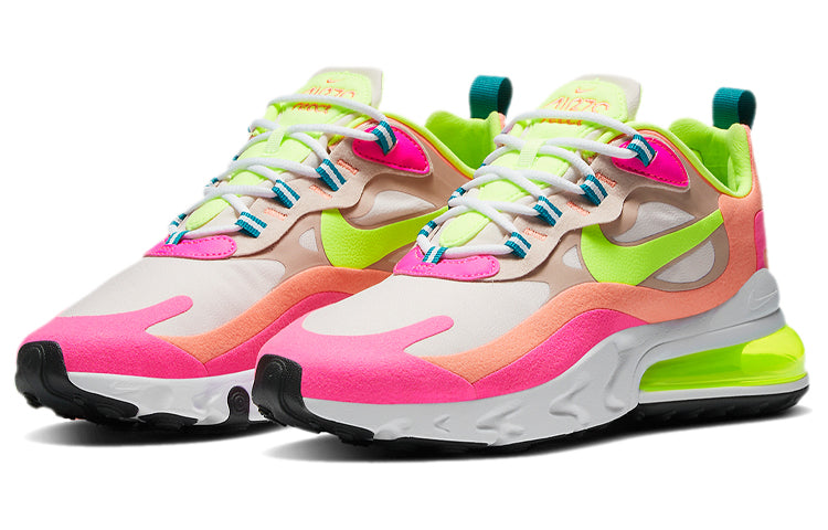 Nike Air Max 270 React 'Pink Volt' Pink/Volt/Sail DC1863-600 KICKSOVER