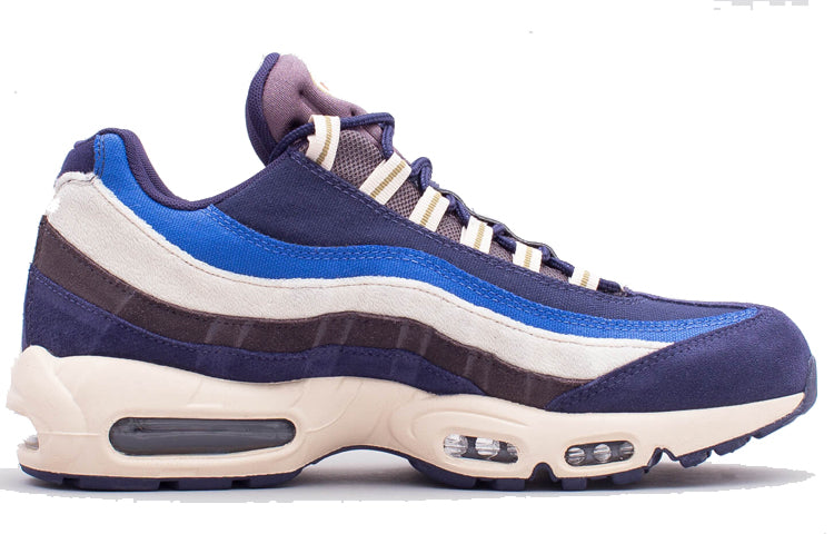 Nike Air Max 95 Premium 'Blackened Blue' Blackened Blue/Camper Green-Monarch 538416-404 sneakmarks