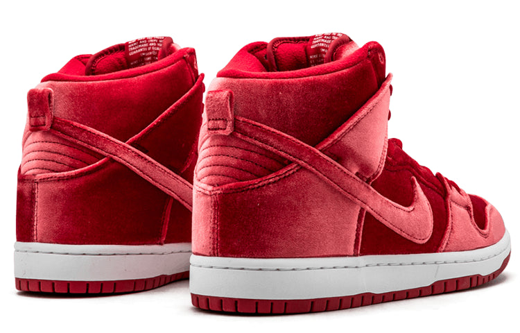 Nike SB Skateboard Dunk High Premium Red Velvet 313171-661