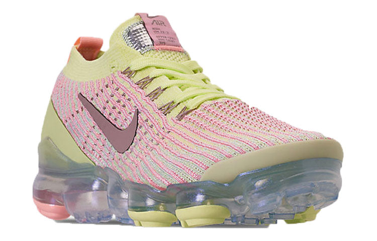 Nike Womens Air VaporMax Flyknit 3 Barely Volt Pink Tint AJ6910-700 KICKSOVER