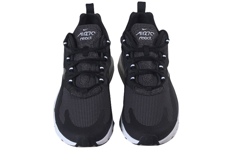 Nike Air Max 270 React Black Metallic Silver CQ4598-071 KICKSOVER