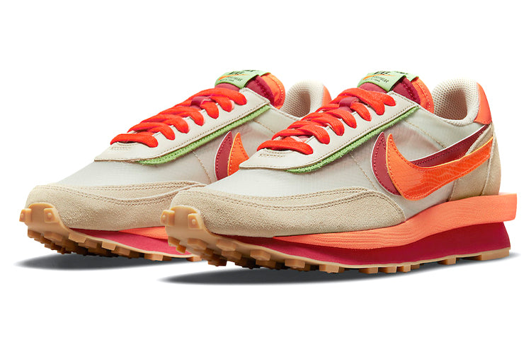 Nike LDWaffle x Sacai x CLOT Orange Blaze DH1347-100 sneakmarks