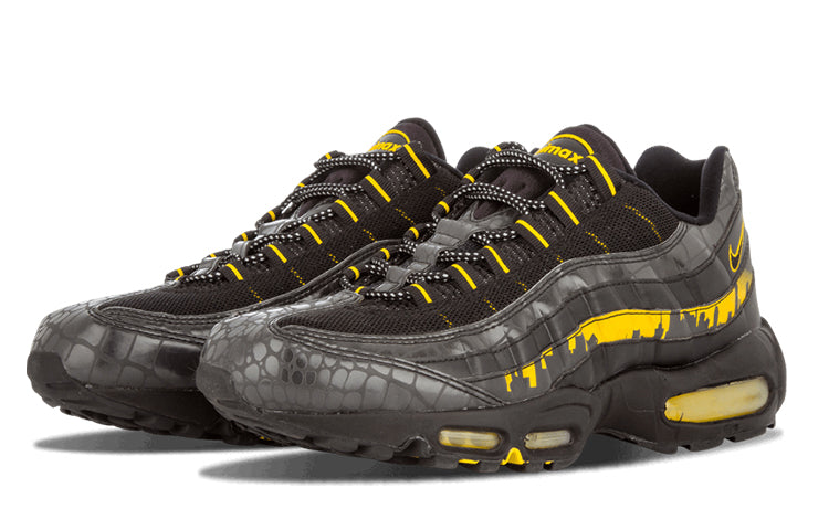 Nike Air Max 95 Premium 'Nyc Blackout' Black/Black-Varwsity Maize 330795-001 sneakmarks