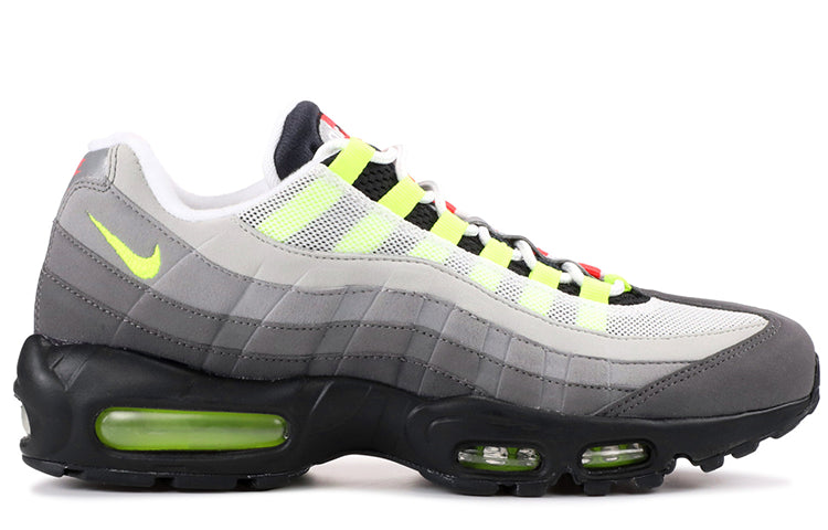 Nike Air Max 95 OG QS GS 'Greedy' Black/Volt-Safety Orange 810375-078 sneakmarks