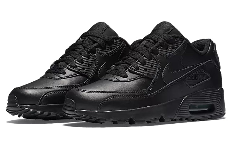 Nike Air Max 90 Leather GS Black 833412-001 KICKSOVER